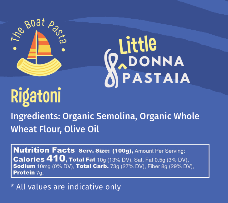Little Whole Wheat Rigatoni