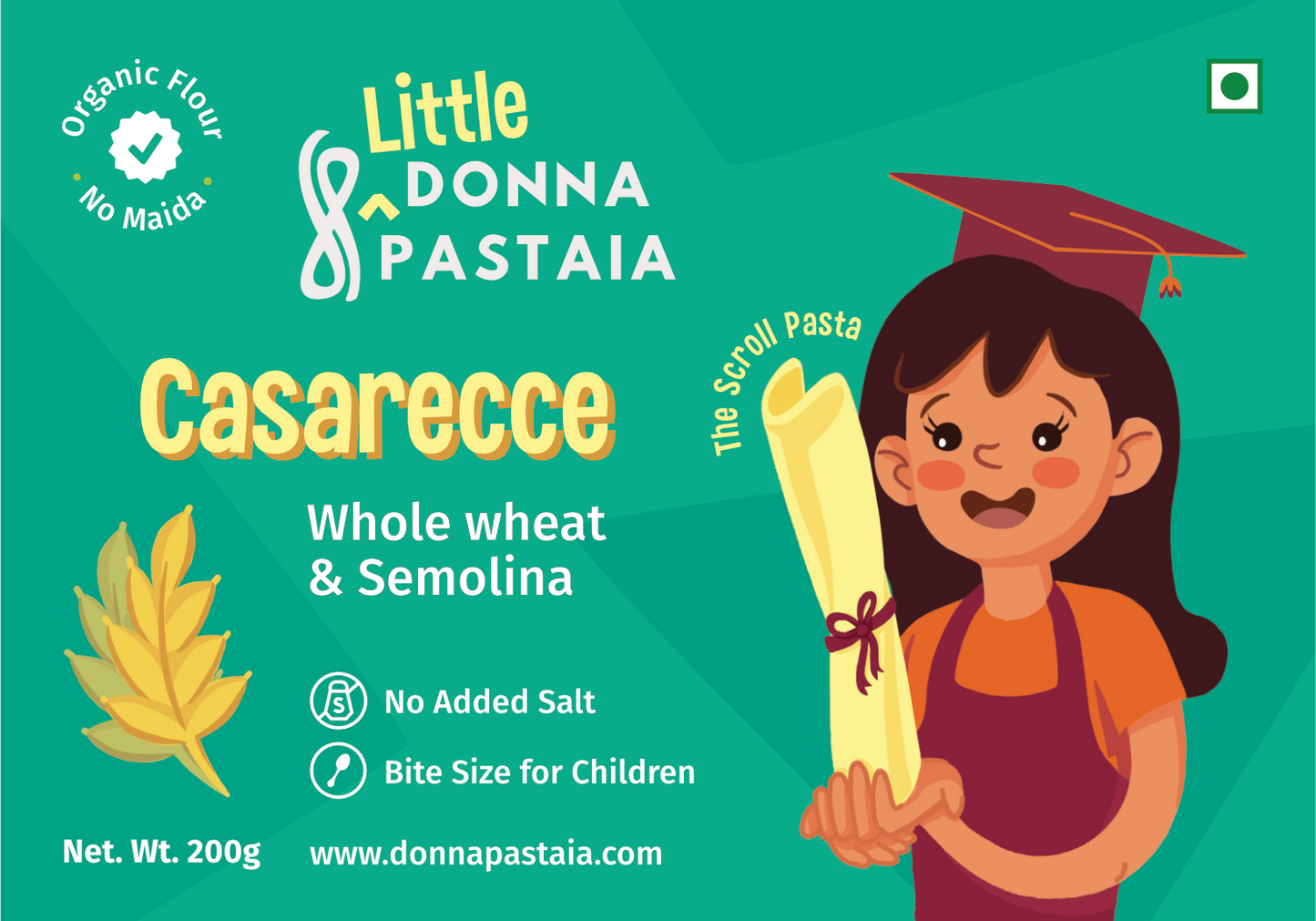 Little Whole Wheat Casarecce