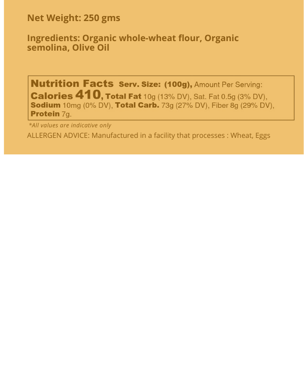 Whole Wheat Fusilli