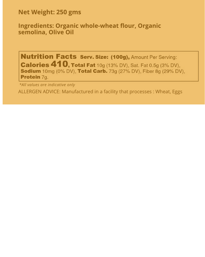 Whole Wheat Fusilli