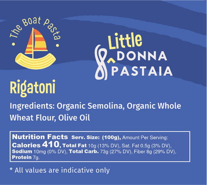 Little Whole Wheat Rigatoni