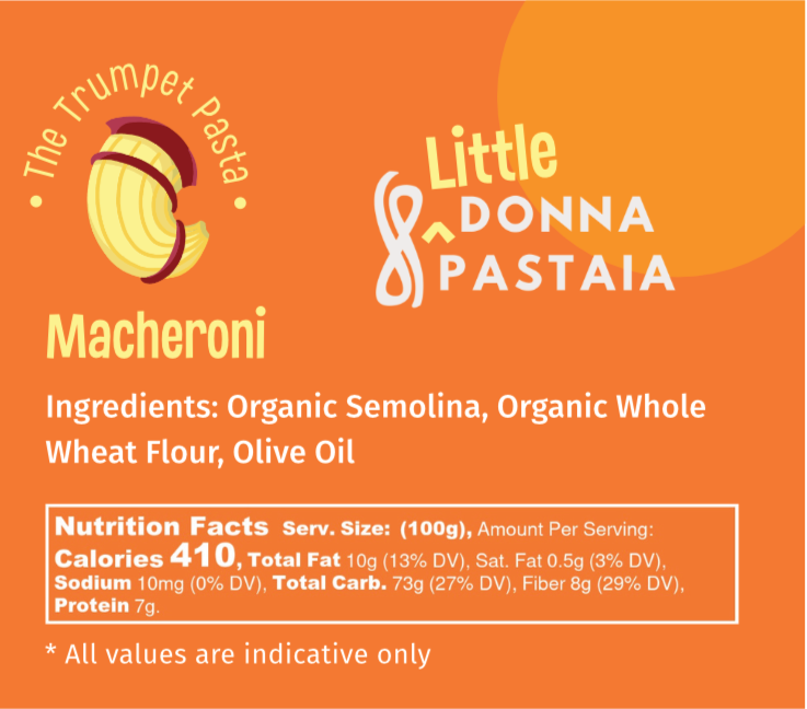 Little Whole Wheat Maccheroni