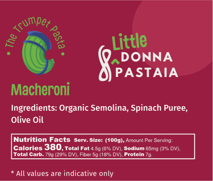 Little Spinach Maccheroni
