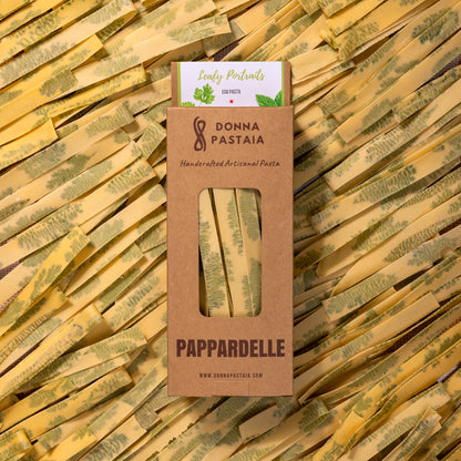 Leafy Portraits Pappardelle